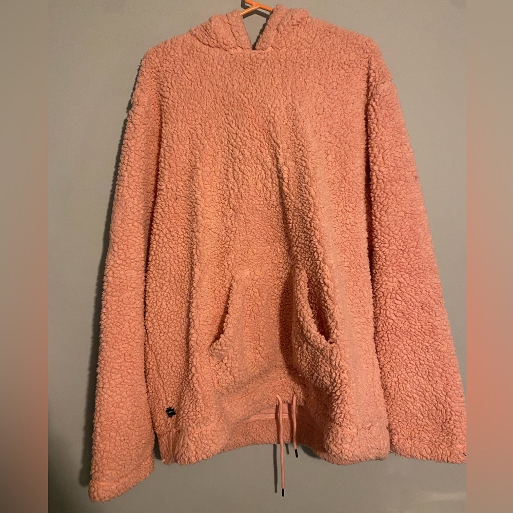 10.Deep Pink Fluffy Hoodie